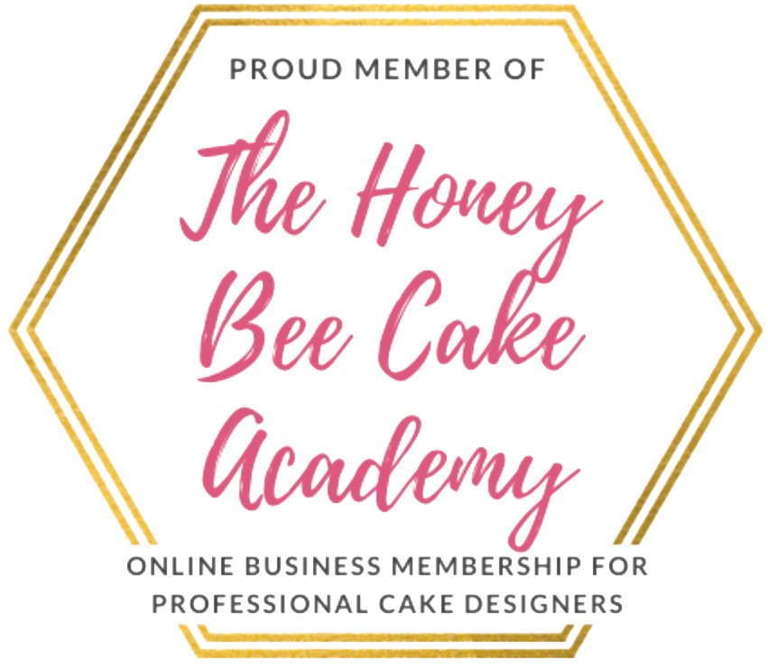 Proud member of the honey bee cake academy